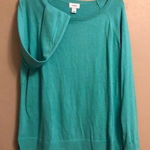 Textured-Stitch Boat-Neck Tunic Sweater for Women